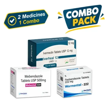 Ivermectin Fenbendazole and Mebendazole Combo pack